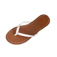 thumbnail image 1 of Women's Walking Shoes, Casual Plus-Size Flat Rubber Flip Flops for Spring/Summer, 1 of 9