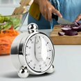 thumbnail image 4 of 60 Minutes Kitchen Timer, Stainless Steel Egg Shaped Mechanical Cooking Timer, 4 of 4