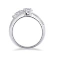 thumbnail image 2 of 1/2 ct Graduated Diamond Journey Right Hand Ring 10K White Gold, 2 of 2