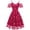Wine, variant on Pisexur Women's Wedding Guest Dress Vintage Embroidery Floral Tulle Dress Sleeveless Formal Cocktail Swing Prom Party Evening Dress