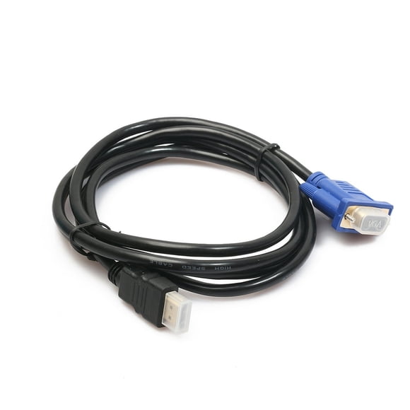 HLONK 1.8M to VGA Adapter Pin Male to Male Computer Monitor Cable Wire Cord for Computer Desktop Laptop PC Monitor Projector