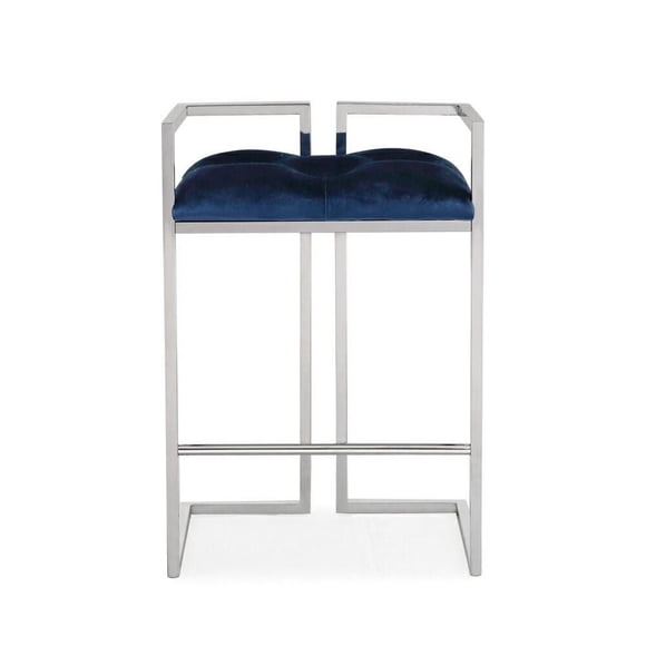 Tabouret de comptoir à accoudoirs carrés Home Gear