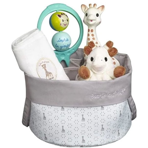 Il Était Une Fois: Sophie La Girafe - Corbeille de Naissance - Nouveau-né - Unisex - Ensemble Cadeau