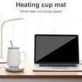 thumbnail image 2 of Coffee Mug Warmer 55℃ Keep Temperature Beverage Cup Warmer Cup Heater Heater for Milk Tea Water, Touch Switch, 2 of 9