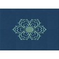 thumbnail image 1 of Ahgly Company Machine Washable Indoor Rectangle Transitional Blue Area Rugs, 4' x 6', 1 of 7