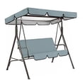 thumbnail image 4 of Bgsha Garden Swing Canopy Seats Replacement Set 3 Seats Covers + Swing Canopy Cover, 4 of 9