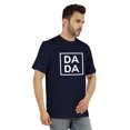 thumbnail image 2 of Inkmeso Men's Graphic Printed Da Da€ Quotes First Time Daddy Tshirt Cotton Jersey Tee, 2 of 7
