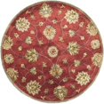 thumbnail image 1 of HomeRoots 352888 Tapis Rond en Laine Rouge de 5 Pi 6 Po, 1 of 1