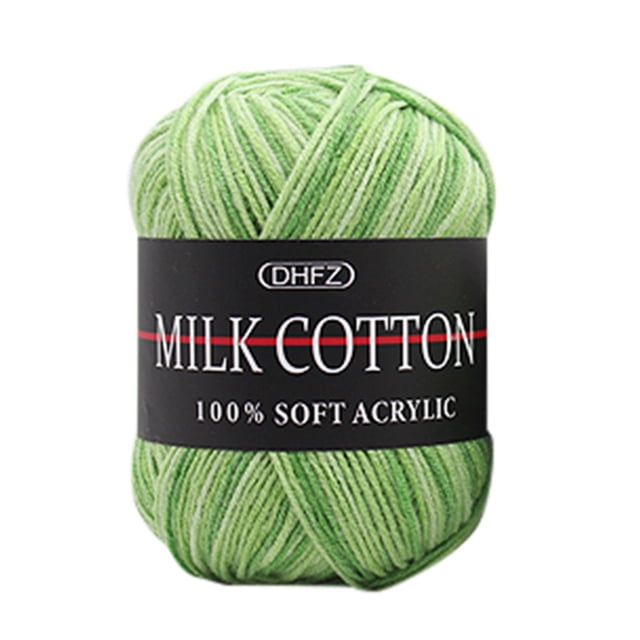 Birdeem Colorful Hand Knitting 50G Knitting Crochet Milk Soft Baby Cotton Wool Yarn