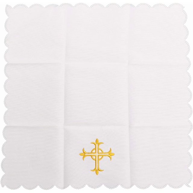 BLESSUME Calice Carré pour Autel d'Église, Caporal, Tissu d'Autel (H)
