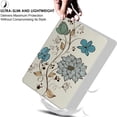 thumbnail image 3 of iPad PRO 9.7 Inch [ PRO 9.7 2016 ] A1673 A1674 A1675 MLPX2LL/A MLPW2LL/A MLPY2LL/A MLYJ2LL/A Trifold Printed Slim Adjustable Stand Feature Case with TPU Heat Dissipation Back - Watercolor Flowers, 3 of 6
