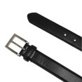 thumbnail image 2 of CTM® Ceinture Habillée de Base en Cuir 1 1/8 Pouce avec Boucle Argentée (Hommes), 2 of 2