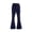 Dark Blue, variant on jovati High Waist Jeans for Women Womens Large Size Lacing Jeans High Waist Stretch Slim Sexy Flare Pants Women Jeans High Waist High Waist Pants for Women Womens Jeans Size 14