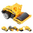 thumbnail image 2 of Excavator, Long Life Scale Alloy & Plastic Material Excavator, 6pcs Engineering Vehicle Toy, For Kids Gift Decoration, 2 of 7