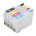 thumbnail image 3 of Ink Cartridges,  Output Durable PP Reusable 4 Colors Refill Ink Cartridges Odorless Clear Printing With Permanent Chip For Inkjet Printer MUGBK MUGC MUGM MUGY,T2991A T2992A T2993A, 3 of 8