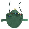 thumbnail image 1 of Cat Christmas Cape, Soft And Comfortable Polyester Pet Winter Clothes Avoid Shedding  For Small Medium Pets For Outdoor Green XS, 1 of 8
