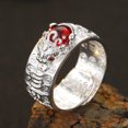 thumbnail image 1 of Feng Shui Ring Anillo Mantra Good Luck Wealth Protection Efficacious Rings for Men & Women, Ring, 1 of 3