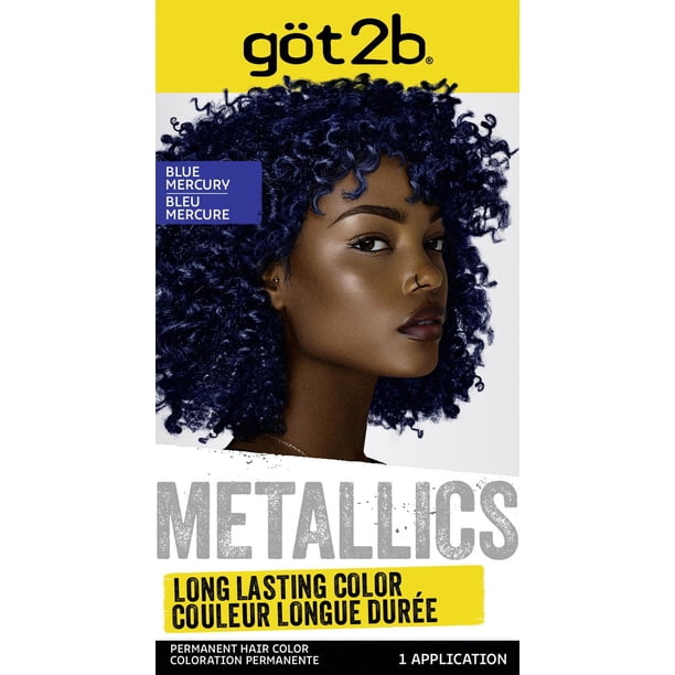 Got2b Metallic Permanent Hair Color M67 Blue Mercury - Walmart.ca
