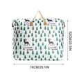 thumbnail image 3 of XZNGL Storage Bags for Blankets and Quilts Largecapacity Storage Bag with Handle Largecapacity Storage Bag Foldable Storage Bucket for Quilt Blanket Extra Large Vacuum Storage Bags, 3 of 4