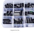 thumbnail image 3 of Integrated Circuit Chip, 150 Pcs 10 Types Flat Pin IC Socket High Accuracy  for Electronic Repairs, 3 of 8
