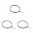 thumbnail image 4 of Baohd Stylish And Comfortable Beaded Bracelets For Wear Gift Cross Pendant Bracelets light green 3Set, 4 of 6