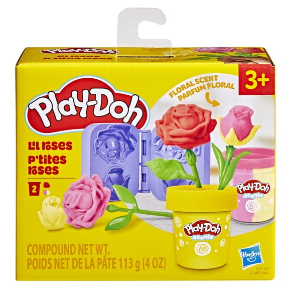 Play-Doh Petites roses, coffret de pâte à modeler, loisirs créatifs