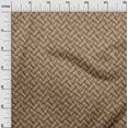 thumbnail image 3 of oneOone Viscose Chiffon Brown Fabric Abstract Sewing Material Print Fabric By The Yard 42 Inch Wide, 3 of 4