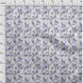 thumbnail image 4 of oneOone Polyester Spandex Medium Purple Fabric Floral Craft Projects Decor Fabric Printed By The Yard 56 Inch Wide, 4 of 4