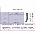 thumbnail image 2 of Chaussettes Mi-Mollet Imprimées de Noël, Longues, Chaussettes Jusqu'aux Genoux, Bas, Bas de compression Multicolores, 2 of 3