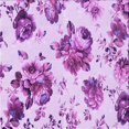 thumbnail image 1 of Ahgly Tapis d'Intérieur Lavable en Machine Carré Transitionnel Fleur Rose, 4 Pieds Carré, 1 of 7