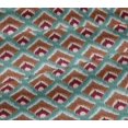 thumbnail image 5 of oneOone Viscose Jersey Fabric Argyle Style Ikat Print Fabric BTY 60 Inch Wide, 5 of 5