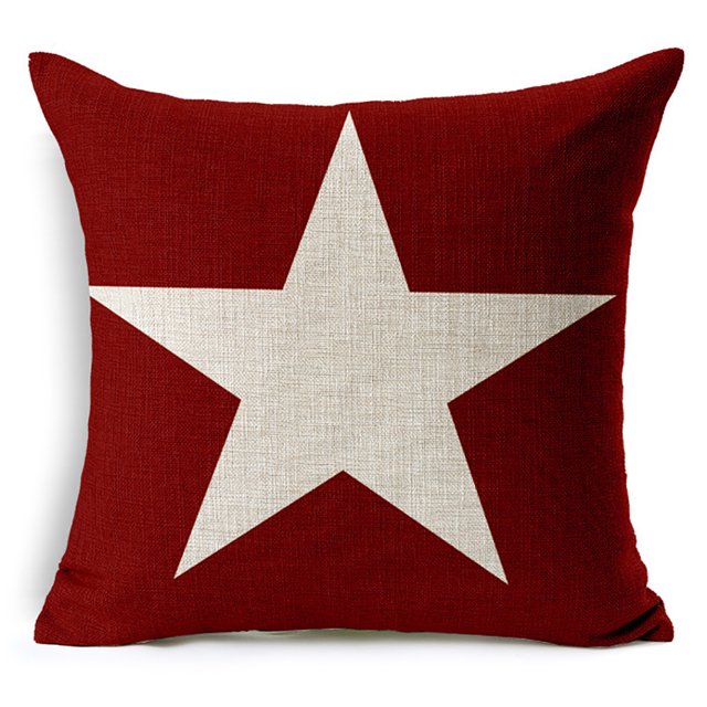 Housse de Coussin de Noël Élan Étoile pour Canapé