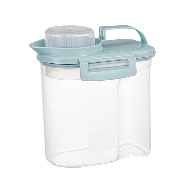 TopLLC Storage Bins Airtight Food Storage Containers, Kitchen Airtight Jars With Lid Storage Box, Stackable Food Containers Kitchen Cabinets Organize Pet Food Treats Storage Bags