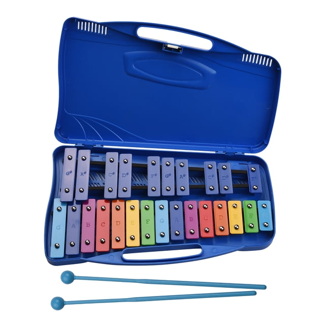 25 Notes Glockenspiel Xylophone à Taper à la Main Xylophone Percussion Rythme Musical Éducatif Instrument d'Enseignement Jouet avec