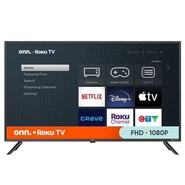 Téléviseur intelligent Roku onn HD intégrale 1080p de 102 cm (40 po)