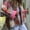 Pink, variant on EGNMCR Womens Long Puffer Coat, Women's Winter Ethnic Style Fashion Large Lapel Temperament Cotton Shirt Color Contrast Design Loose Warm Jacket Women's loose and warm coat