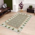 thumbnail image 1 of Casavani Tapis Imprimé au Bloc Tapis Traditionnel, Vert 4x6 Pieds, 1 of 6