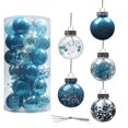 thumbnail image 1 of CEHVOM 30PCS Christmas Xmas Tree Ball Bauble Hanging Home Party Ornament Decor 6CM Clearance, 1 of 7