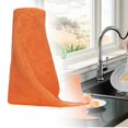 thumbnail image 1 of WHEANG Microfiber Cleaning Cloth Roll Tear Reusable Microfiber Paper Towels Lint Washable 20 Sheets For Kitchen Car Dishes And Sensitive (Orange), 1 of 4