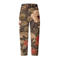 thumbnail image 4 of LOVZFMLL Pantalon Capri pour Femmes, Capris d'Été pour Dames Confortables, Amples, à Jambe Grand, à Imprimé Mode Multicolores, 3TG, 4 of 5