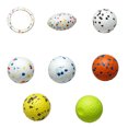 thumbnail image 1 of Ruiboury Dog Rugby Toy With Irregular Bounce And ETPU For Interactive Play With Good Wear Resistance White Black 7cm 5Set, 1 of 6
