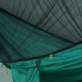 thumbnail image 2 of Hamac de Camping avec Filet Suspendu Lit de Sommeil Balançoire Filet Sangle d'Arbre Sangle en Toile Vert, 2 of 8