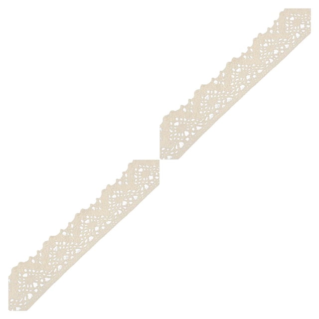 Youkk 1 Roll Lace Craft Ribbon Exquisite Useful Charming Stylish DIY Craft Sewing Accessory Clothes Supplies Lace Trim Type11 2Set