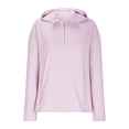 thumbnail image 4 of TIMIFIS Rose Veste de Protection Sun pour Femmes à Capuche avec Poches Randonnée Course Cyclisme Manteau d'Extérieur Manches Longues Léger Entraînement à la Mode Veste Cool, 4 of 8