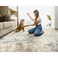 thumbnail image 4 of x Area Rug Living Room Rugs - Washable Neutral Modern Abstract Soft Thin Large Rug Indoor Floor No Slip Rug Carpet for Bedroom Under Dining Table Home Office Decor -, 4 of 8