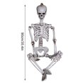 thumbnail image 3 of Boovnll Skeleton, Halloween Spooky House Dress Up Simulation Skull Skeleton Ghost Trick Props, Halloween Decorations, Halloween Skeleton, Skeleton Decor, 3 of 5