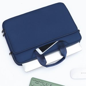 ZZkhGO Laptop Bag, 15.6-16 Inch Multi Functional Computer Bag, Sturdy Waterproof Velvet Lining Bag for Travel