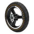 thumbnail image 1 of Ensemble de Moyeu de Pneu de Trottinette Électrique, Réglage Flexible de la Roue avant pour Entretien Jaune, 1 of 8