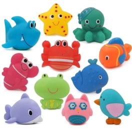 Jinsinto Jouets de Piscine pour Enfants, Jouets de Plongée sous-Marine, Jeu de Lancer de Plongée pour Fête à la Piscine (3 Pcs, Bleu, Rouge, Jaune