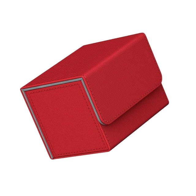 Card Deck Box Storage Holder Organizer W/ Magnet MTG Card Organizer Closure Display TCG Red